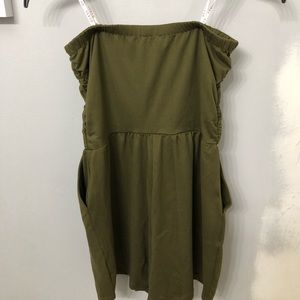 GUESS Olive Green Romper/ Size XS